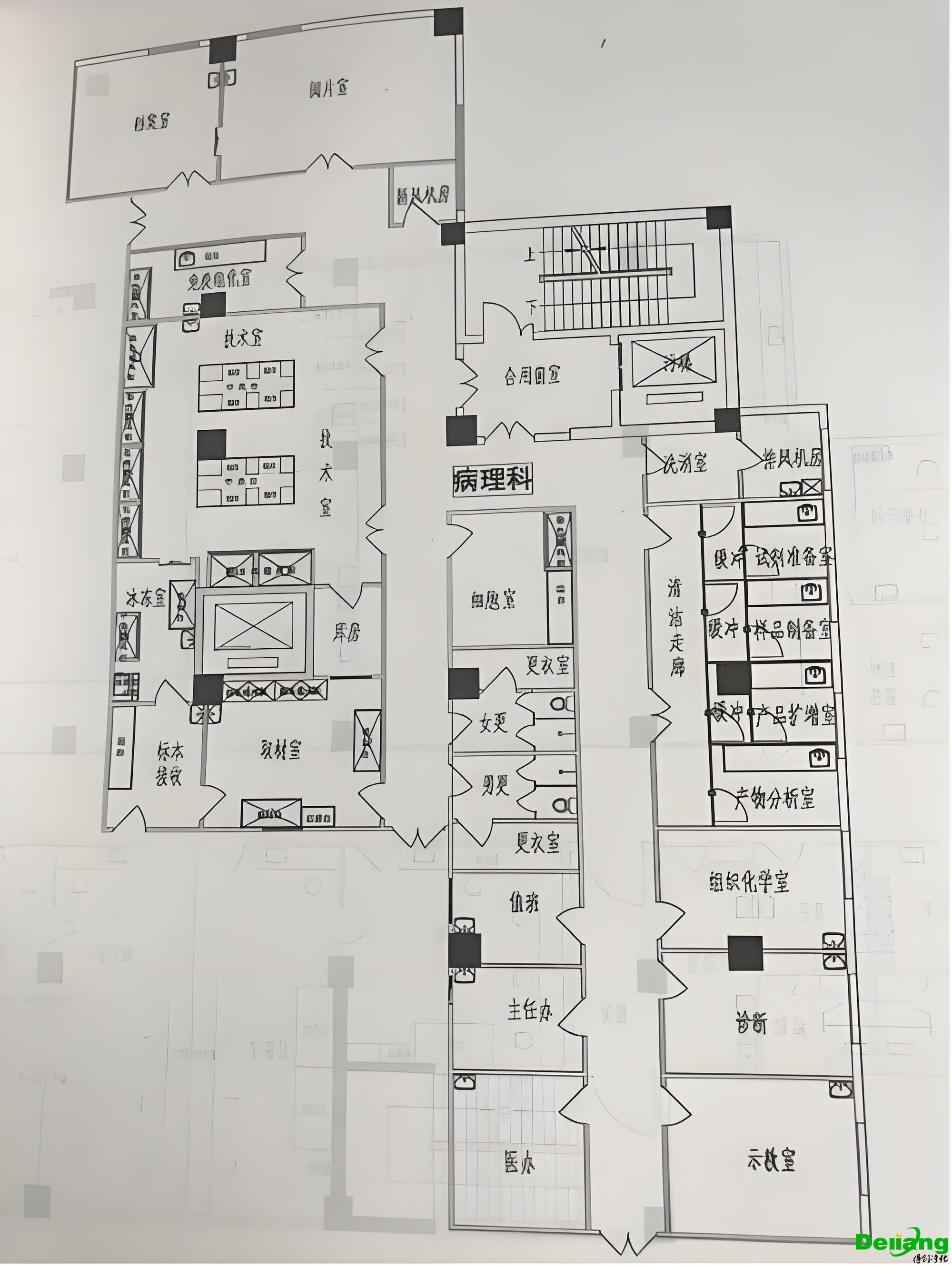 病理科平面布局圖