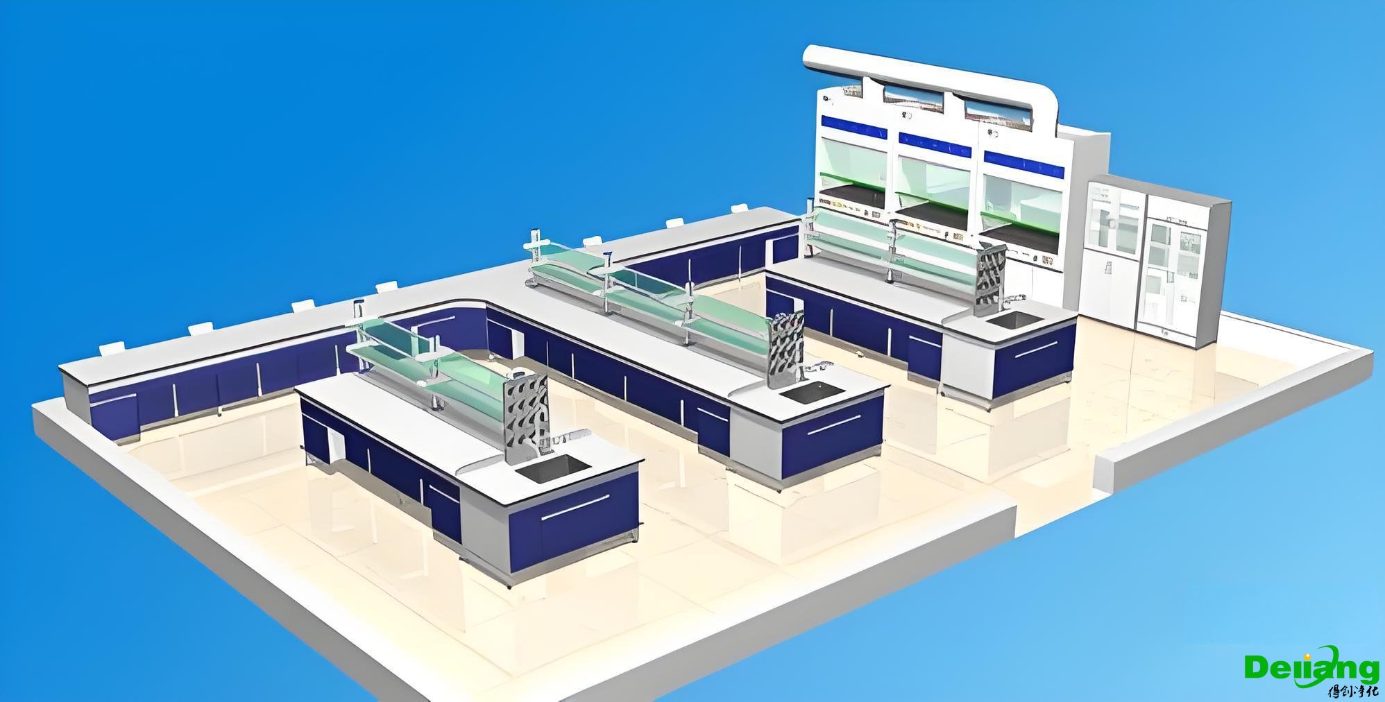 GMP實(shí)驗(yàn)室裝修效果圖